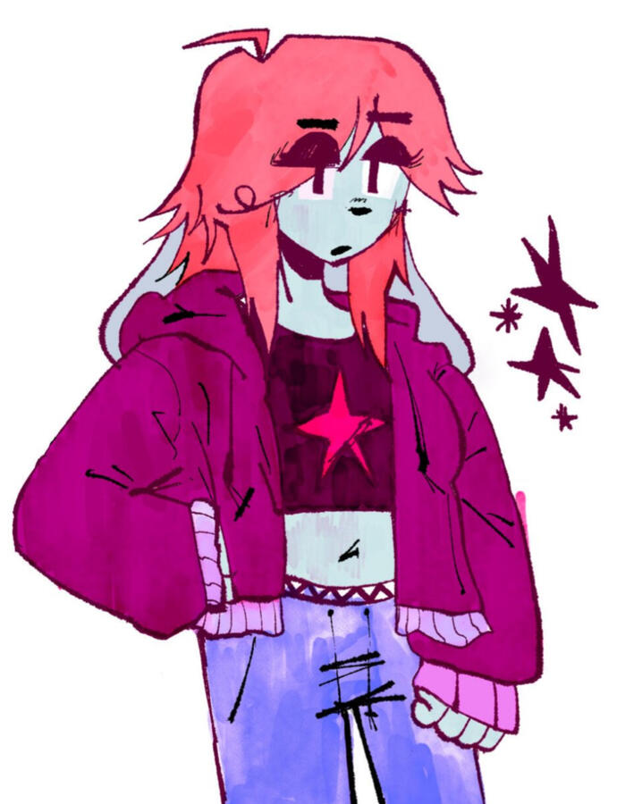 Rika, during her last year of highschool (2023) Rika, during her last year of highschool (2023)